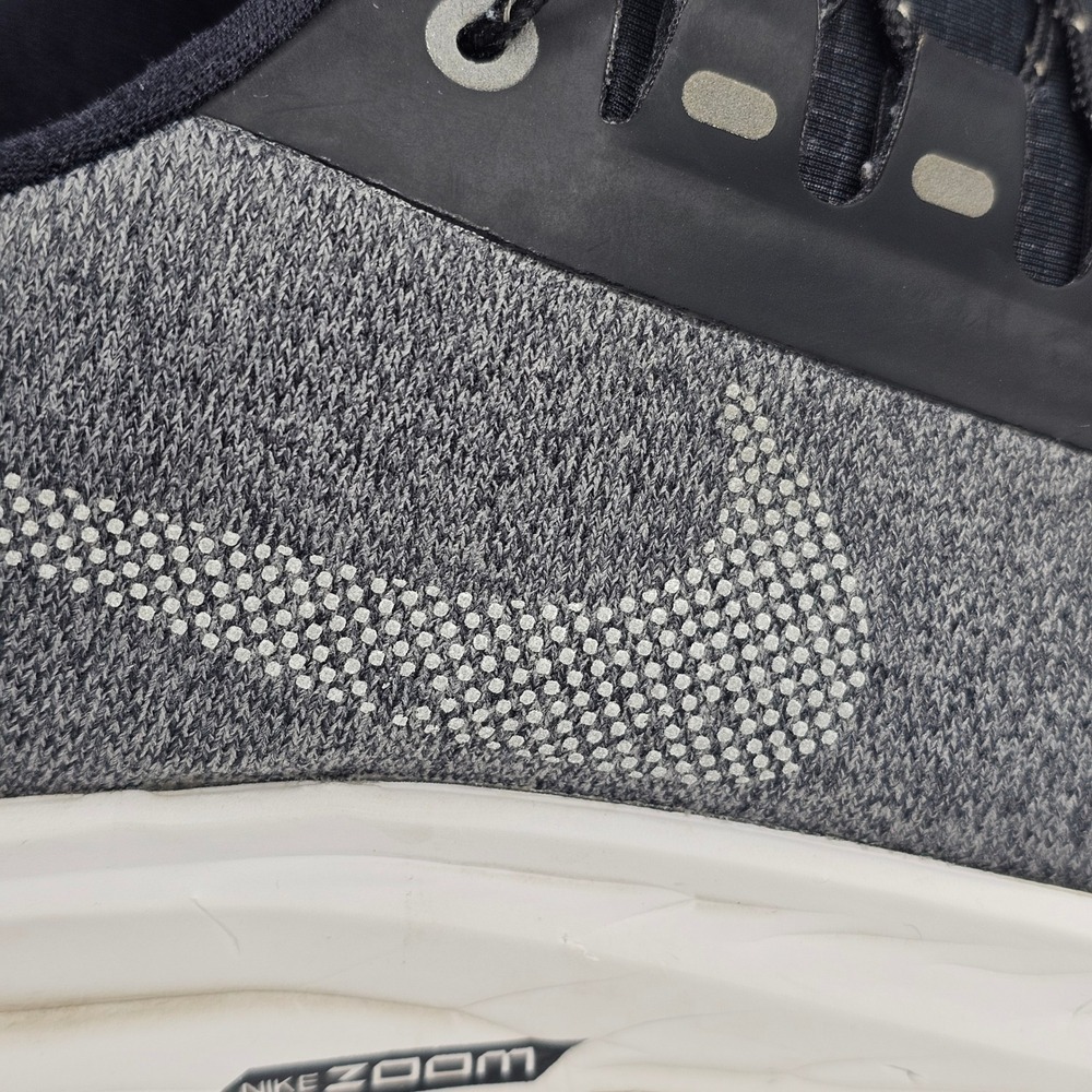 Nike Air Zoom Pegasus 35 Men 10.5 Black Shield Water Repellent Running Shoes - Picture 7 of 9